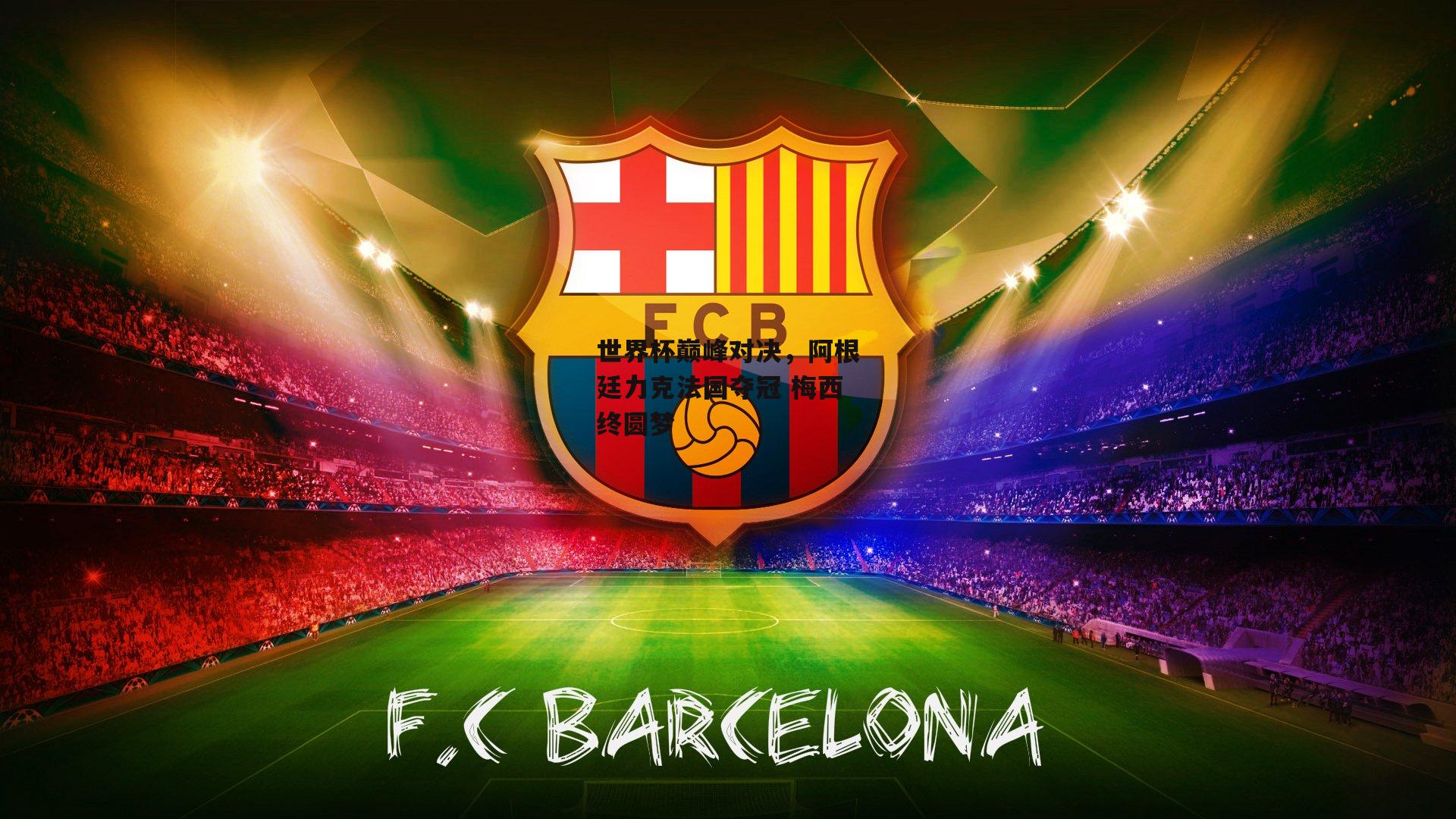 世界杯巅峰对决,阿根廷力克法国夺冠 梅西终圆梦